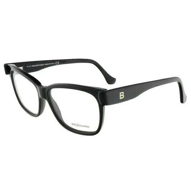 Balenciaga Eyeglasses BA5003 001 Shiny Black 53mm