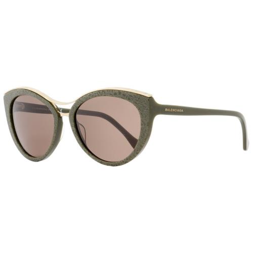 Balenciaga BA33 96J Green/gold Cat Eye Pink Non-polarized Women`s Sunglasses