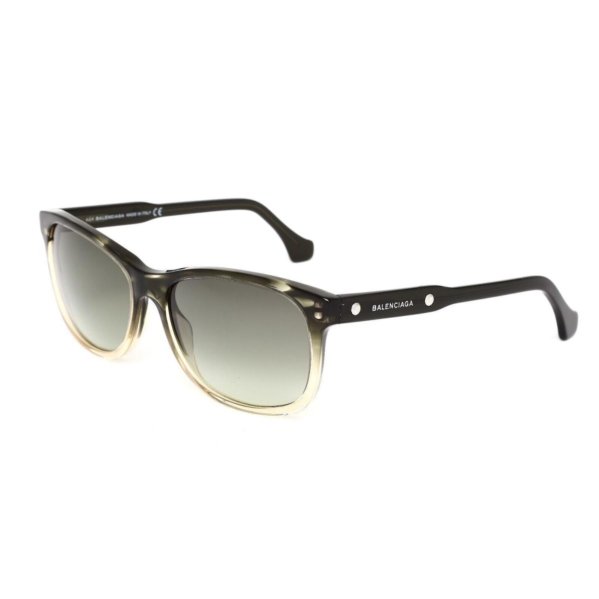 Balenciaga BA19 98P Brown Square Gray Gradient 57-16-140mm Women`s Sunglasses