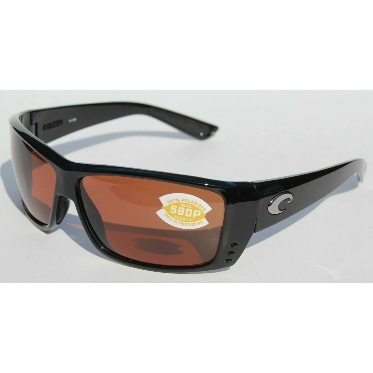 Costa Del Mar Cat Cay 580 Polarized Sunglasses Black/copper 580P