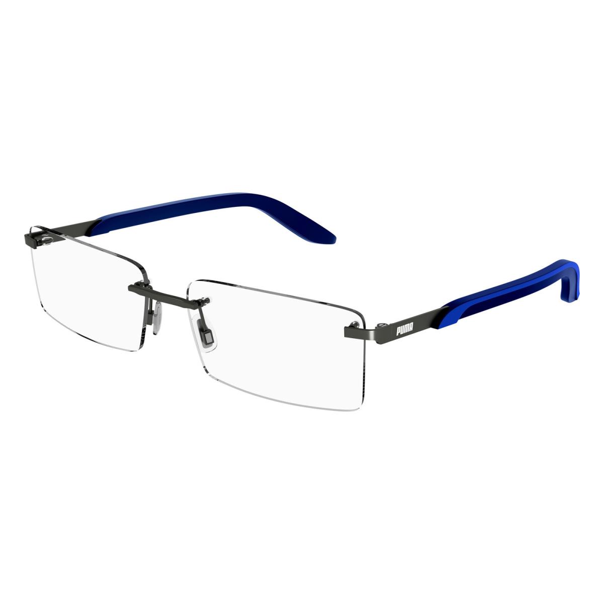 Puma PE0151OL-001 57 Ruthenium Eyeglasses