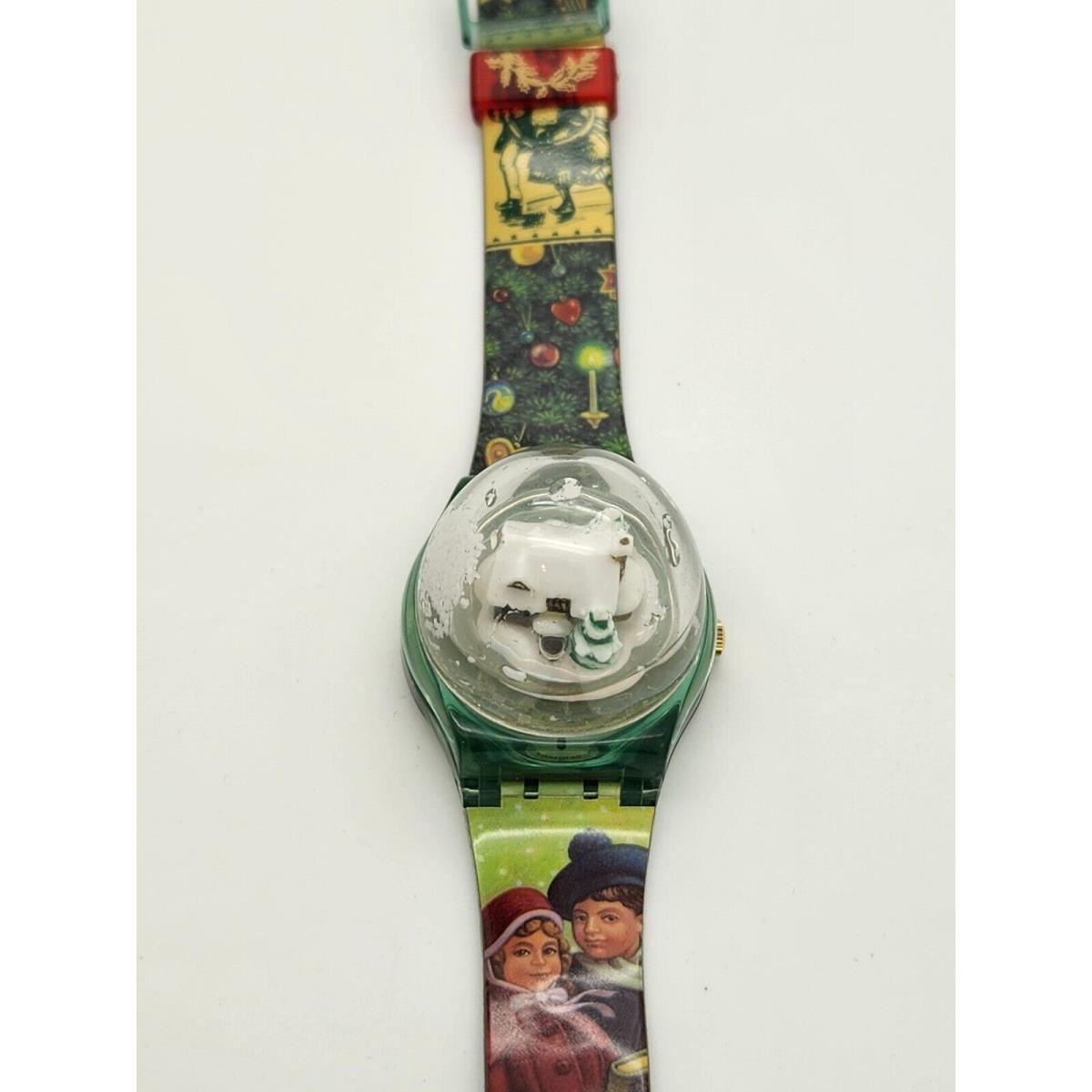 Swatch Xmas Magic Spell ( 1995 Swatch Xmas Magic Spell GZ148 - Limited Edition For Collector