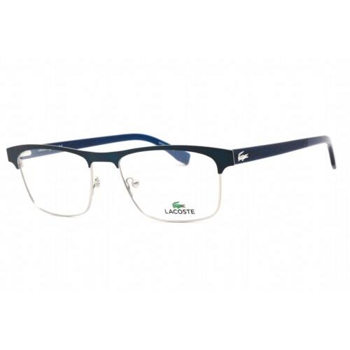 Lacoste L2198-424-55 Eyeglasses Size 55mm 18mm 145mm Blue Unisex