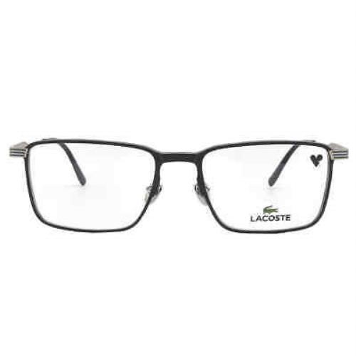 Lacoste Demo Rectangular Men`s Eyeglasses L2285E 002 54 L2285E 002 54