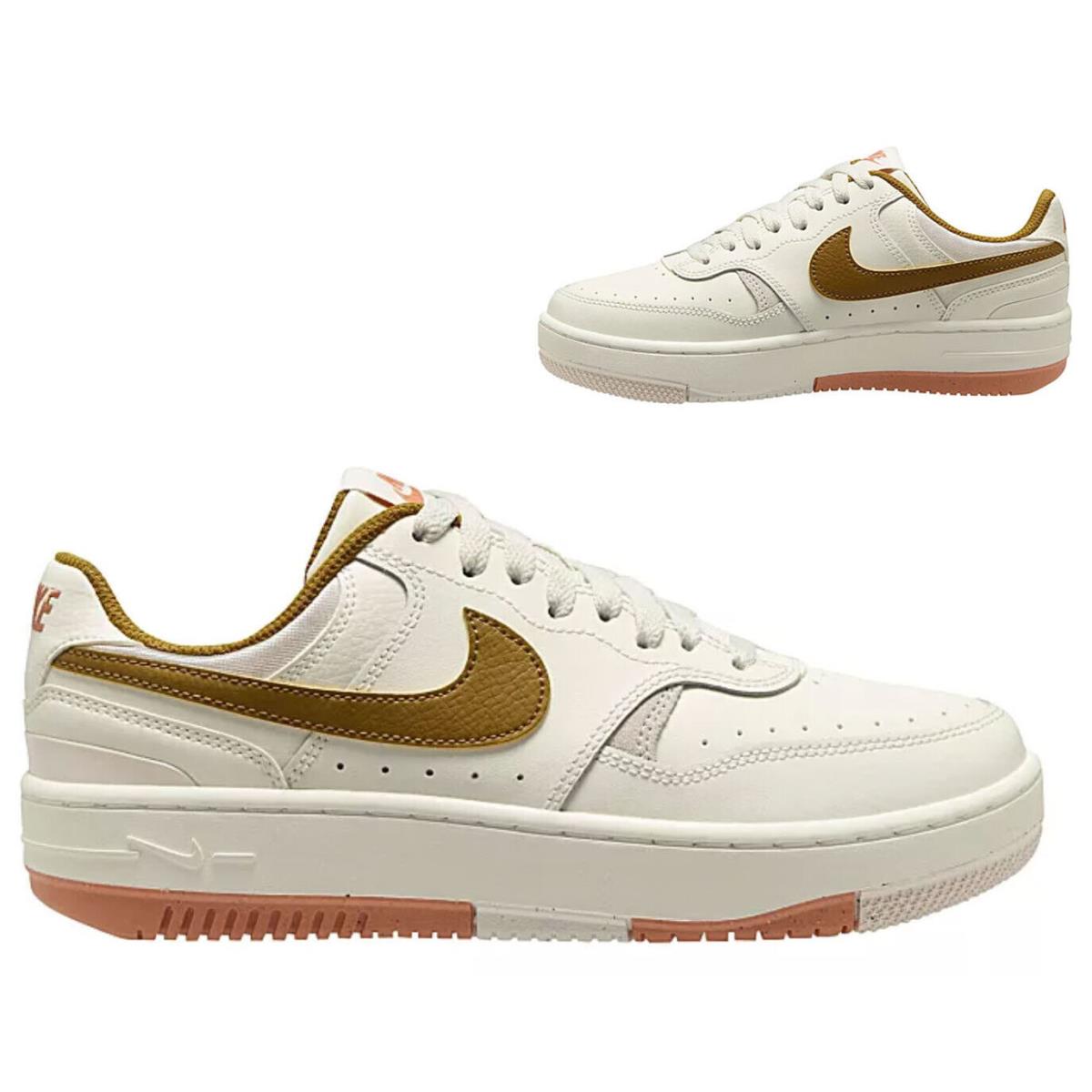 Nike Gamma Force Athletic Sneakers Shoes Leather Women`s of White All Sizes