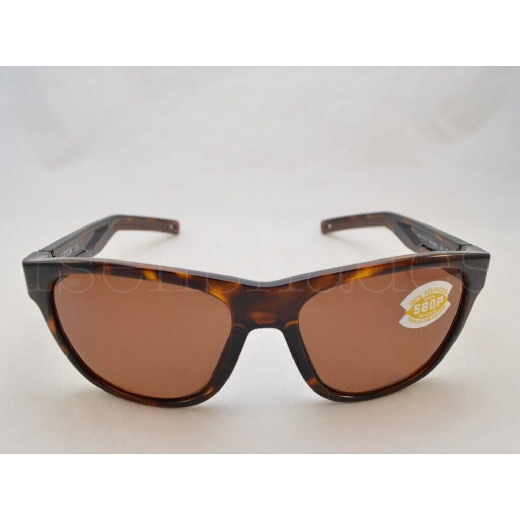 Costa Del Mar Bayside Bay 10 Ocp Shiny Tortoise with Copper Lens