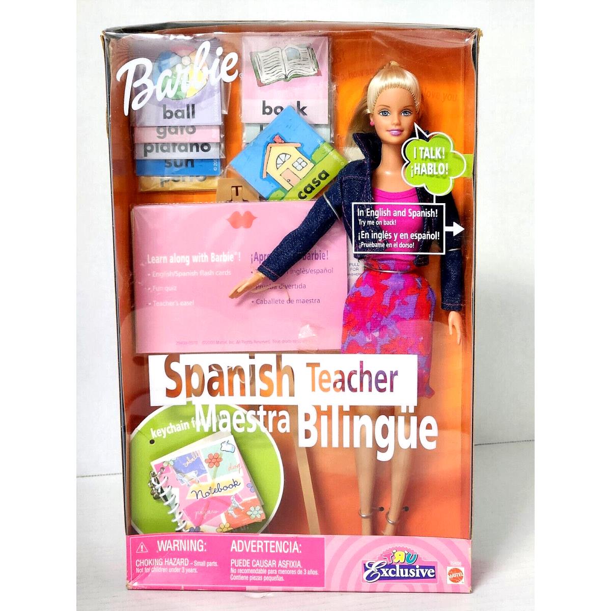 Spanish Teacher Barbie Doll 2000 Collectible Doll Toys R Us Exclusive by Mattel