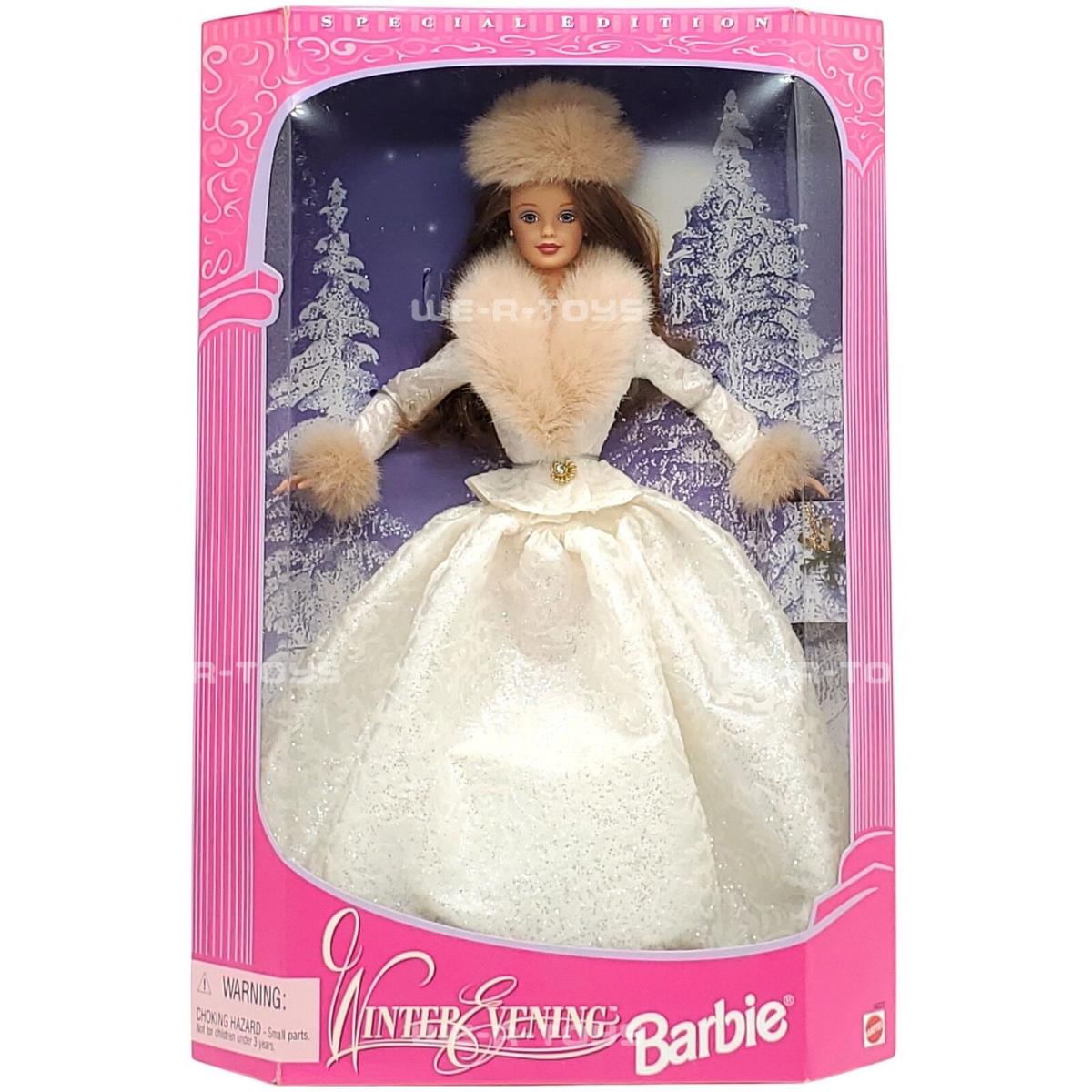 Winter Evening Barbie Special Edition Doll Brunette 1998 Mattel 19220