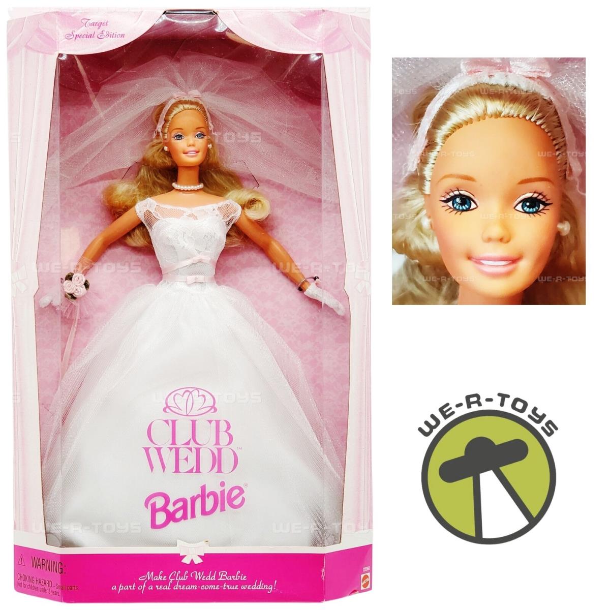 Club Wedd Barbie Doll Target Exclusive Special Edition 1998 Mattel 22360 Nrfb