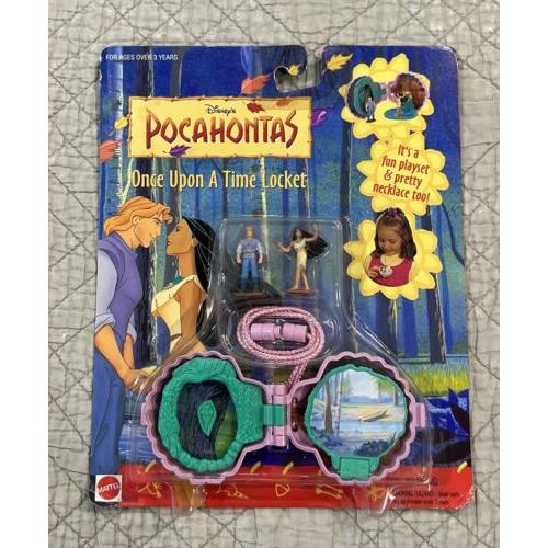 Disney Pocahontas Mattel Once Upon A Time Locket Polly Pocket 1990 Necklace