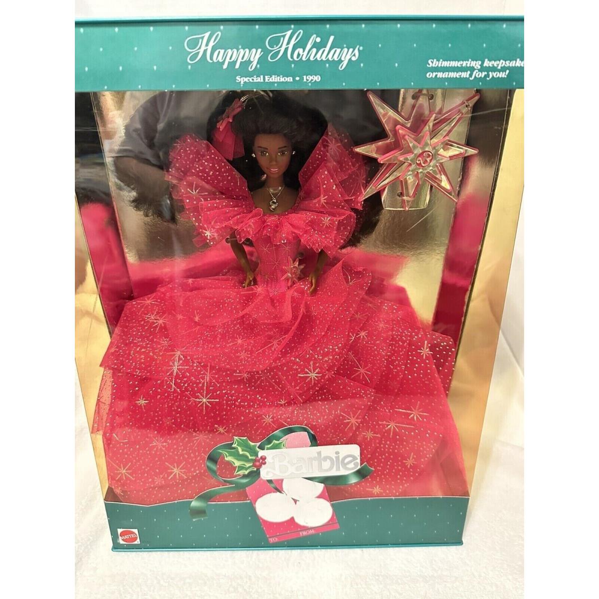 Vintage Mattel 1990 AA Happy Holidays Barbie Special Edition Very Rare