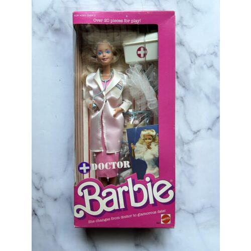 Vintage Mattel 1987 Doctor Barbie Doll