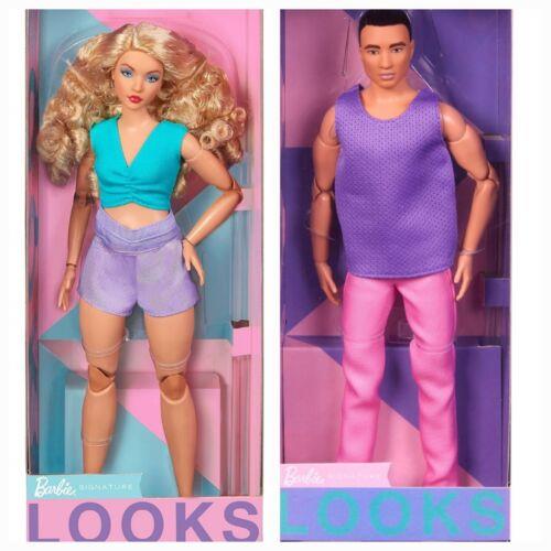 Barbie Looks Blonde Bomb Shell Set Curly Hair Doll 15 17 Ken Posable Ooak