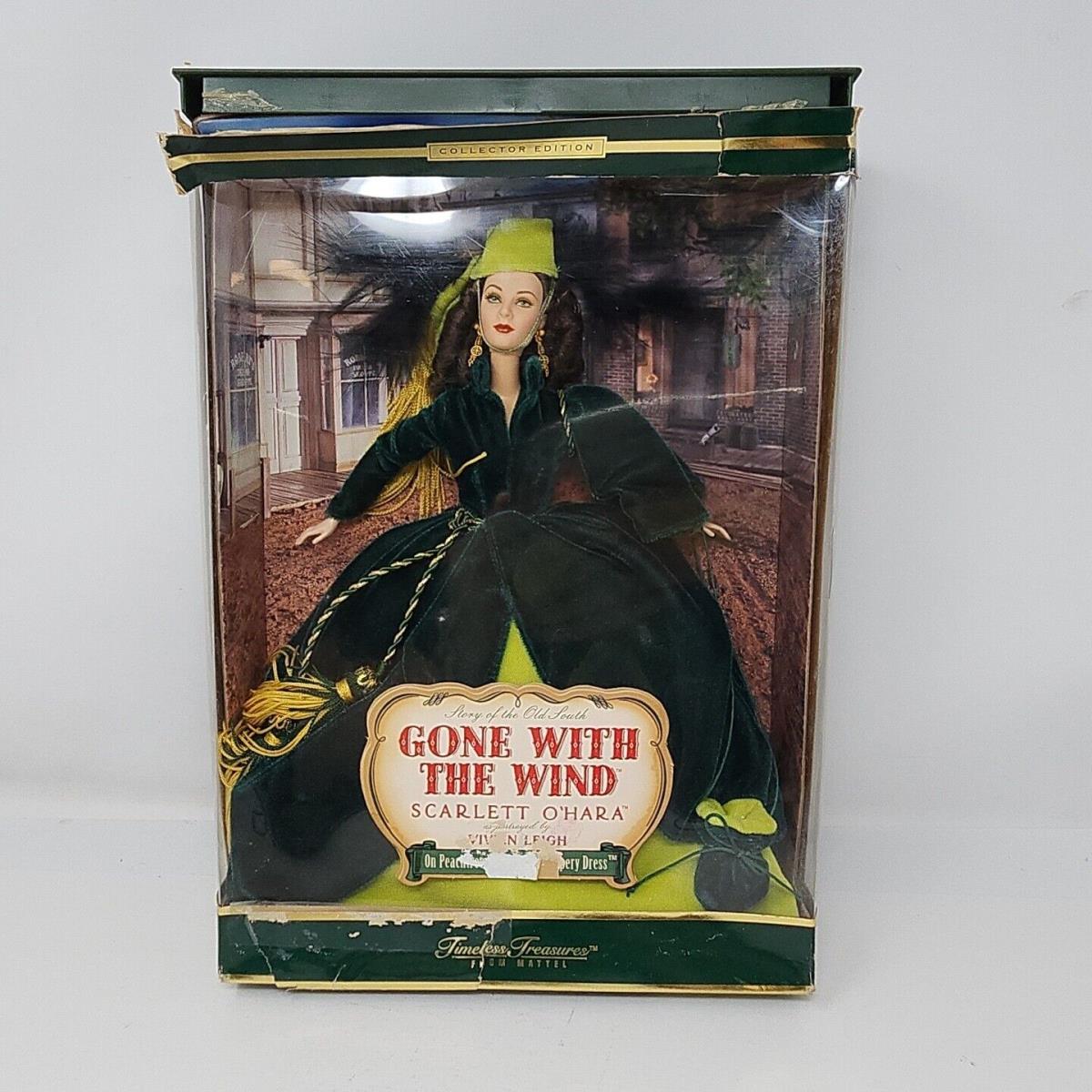 2001 Barbie Gone with The Wind Scarlett O`hara Peachtree Street Drapery Dress