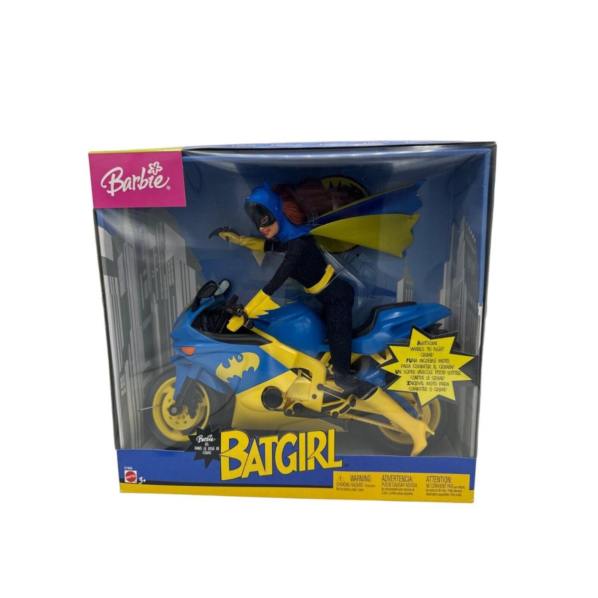 Mattel Barbie DC Batgirl Batcycle 2003