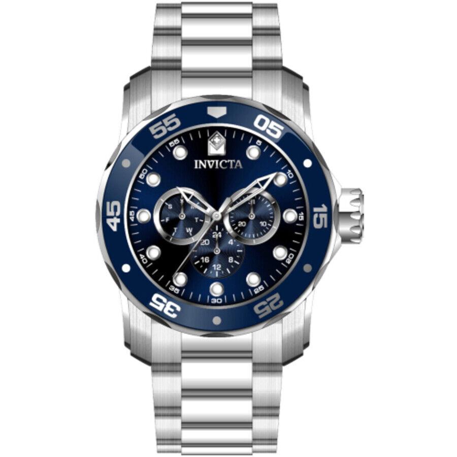 Invicta Pro Diver Scuba Gmt Quartz Blue Dial Men`s Watch 45728