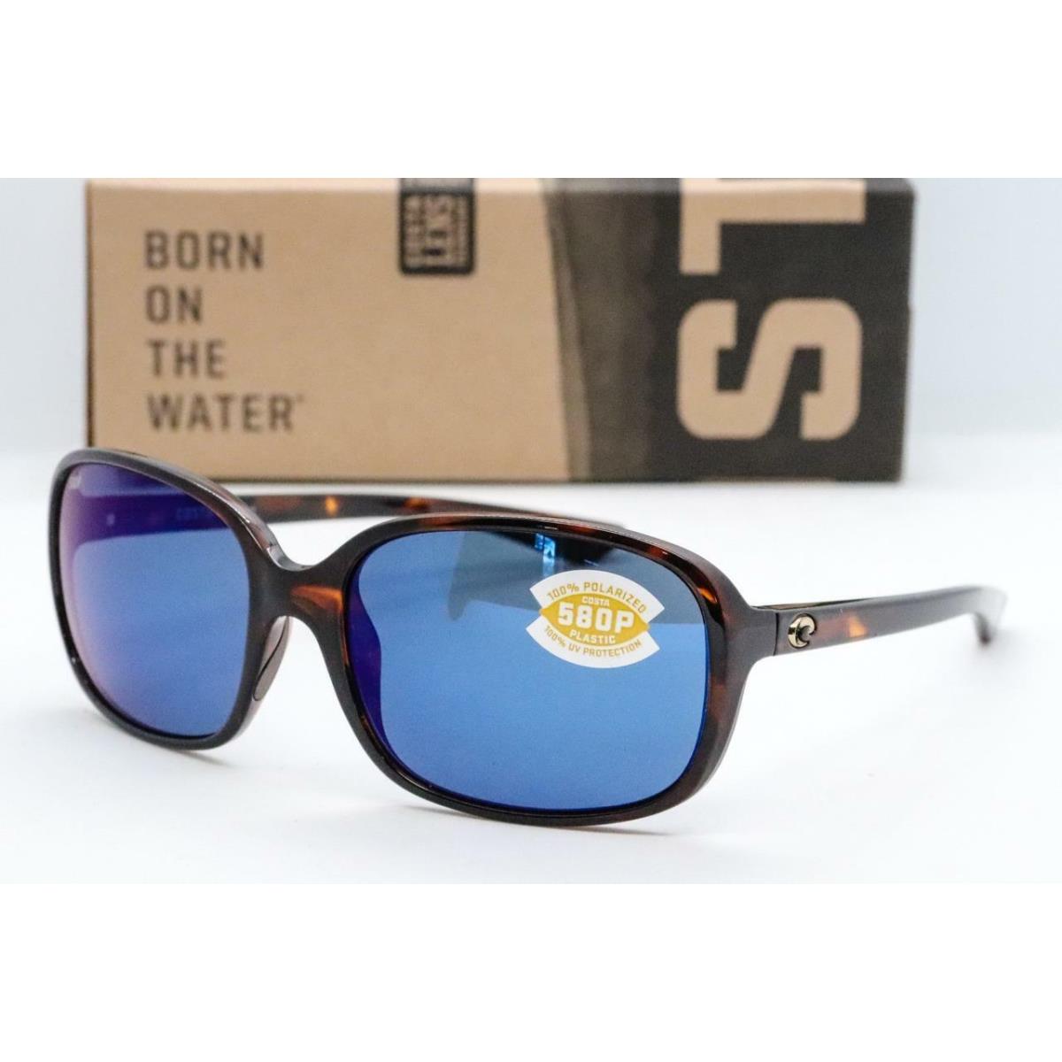 Costa Del Mar Riverton Sunglasses Tortoise / Blue Mirror 580P Polarized Lens