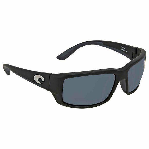 Costa Del Mar Polarized Fantail Black Frame w/ Gray 580P Lens TF11OGP