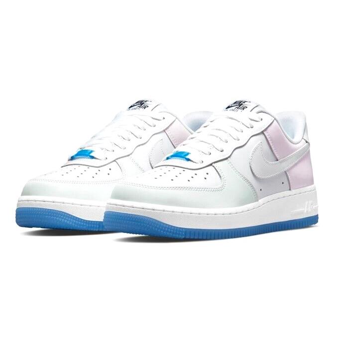 Nike Air Force 1 07 LX Womens Size 6 Shoes DA8301 100 UV Reactive - Multicolor