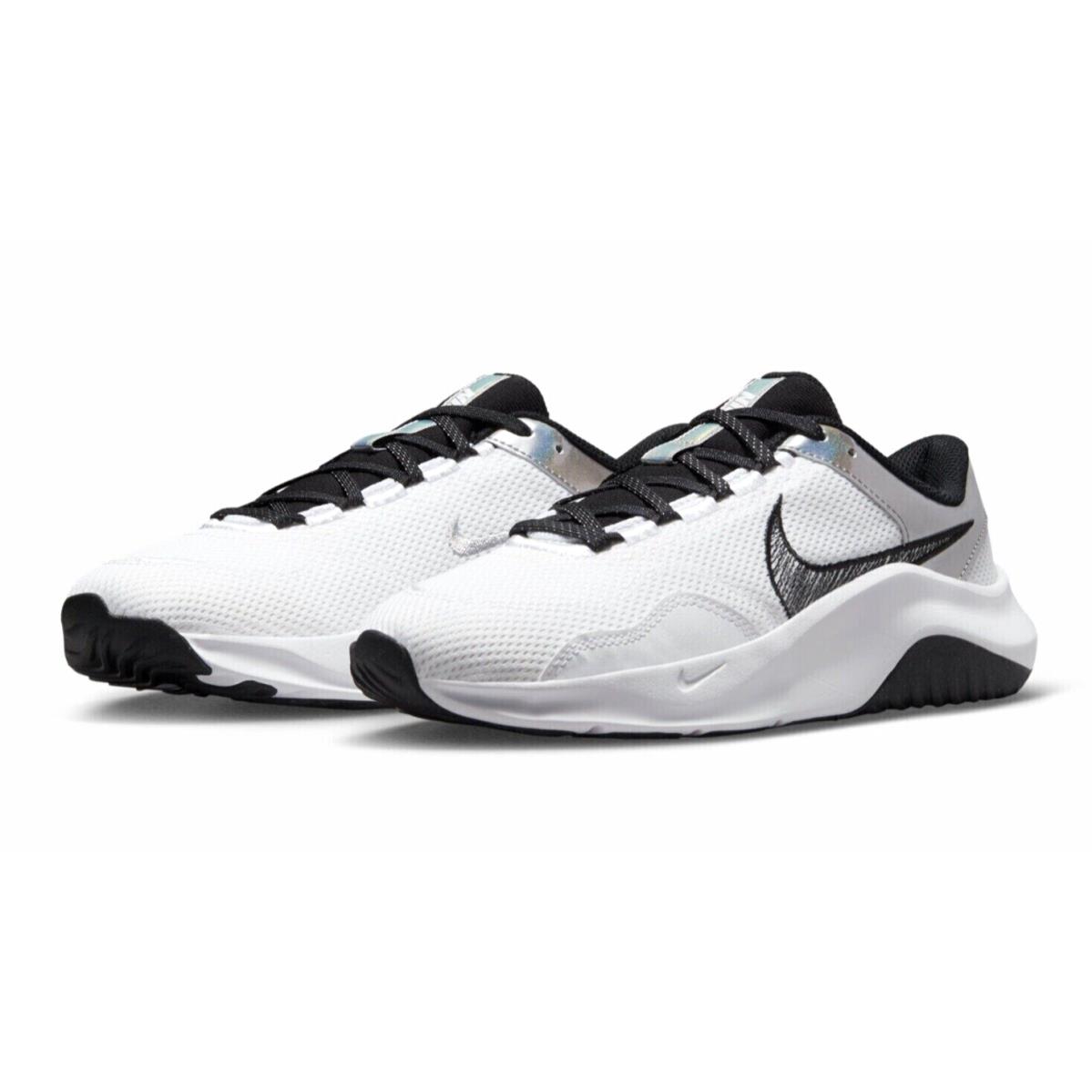 Nike Legend Essential 3 NN Womens Size 11 Shoes DQ4674 100 White Black