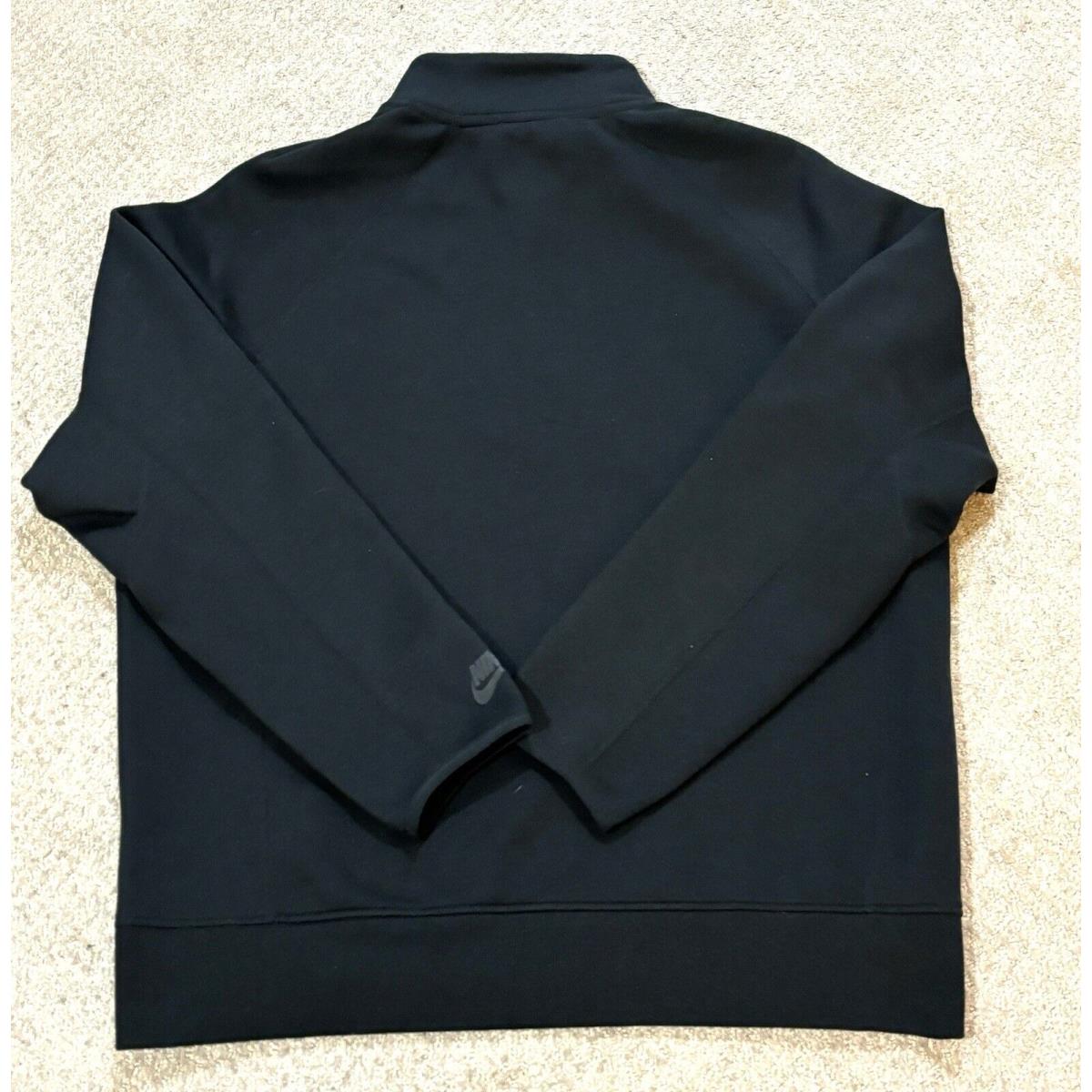 Nike Sportswear Tech Fleece Men`s 1/2-Zip Sweatshirt Black FB7998-010 Sz L