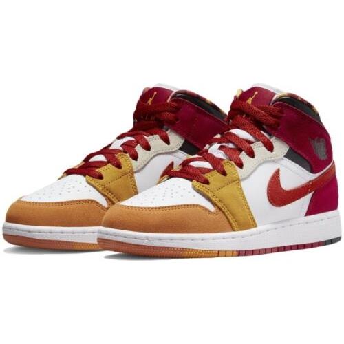 Size 5Y - Nike Air Jordan 1 Mid SE GS `picnic` Youth Shoes DX2460-601