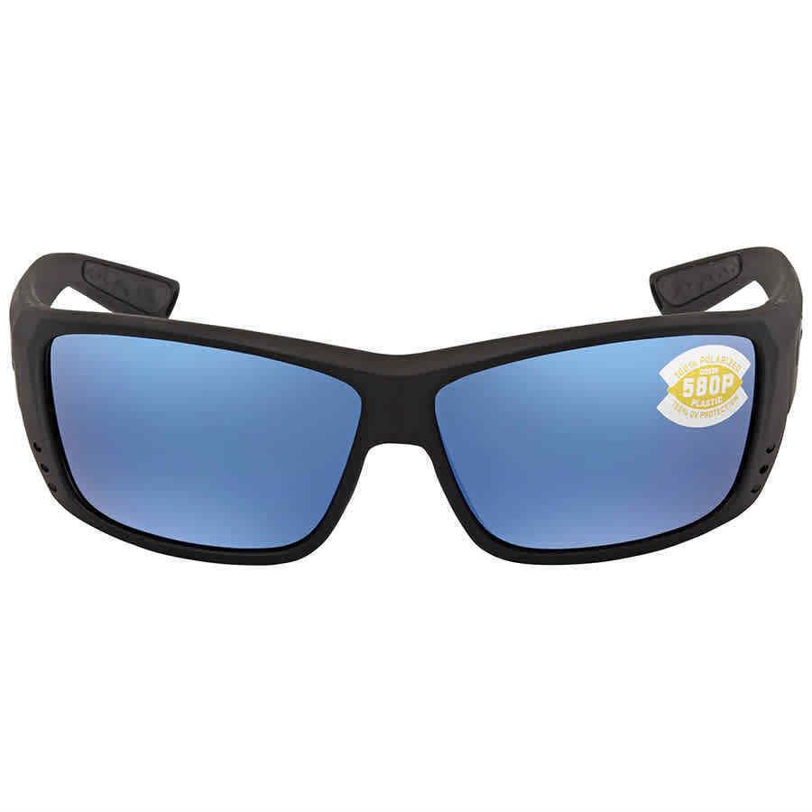 Costa Del Mar Cat Cay Blue Mirror Polarized Polycarbonate Men`s Sunglasses AT 01