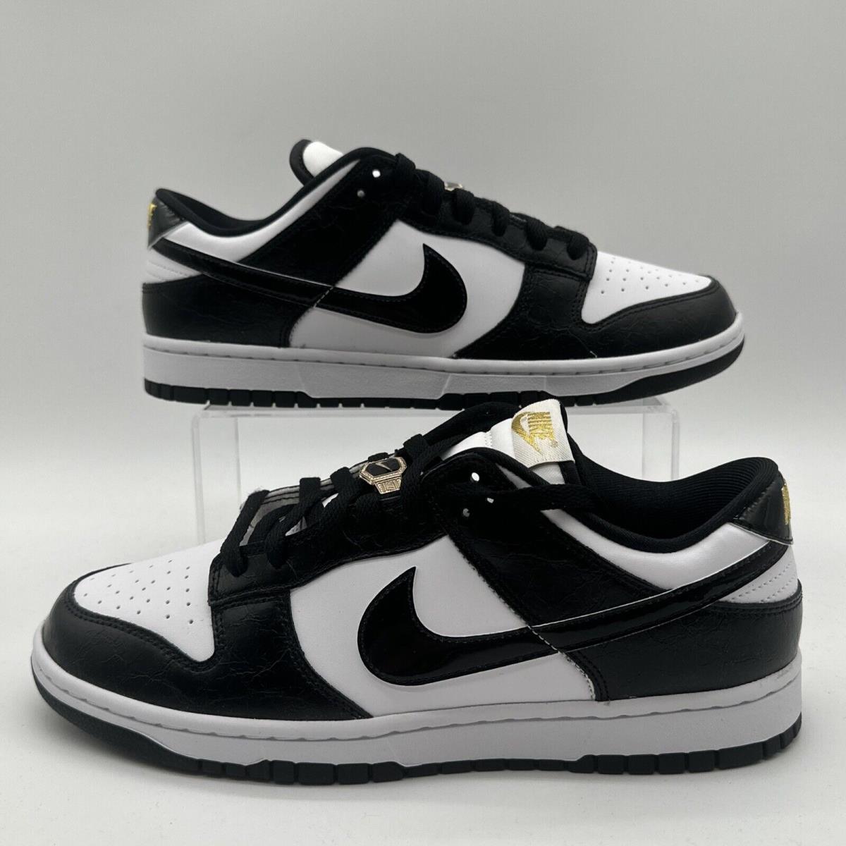 Nike Men`s Size 10 Dunk Low Retro DR9511 100 Running Sneaker Trainer Hype - Black