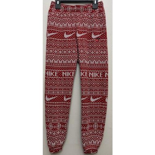 Nike Sportswear Club Fleece Holiday Jogger Pants Men Size Small FZ2720 687 S