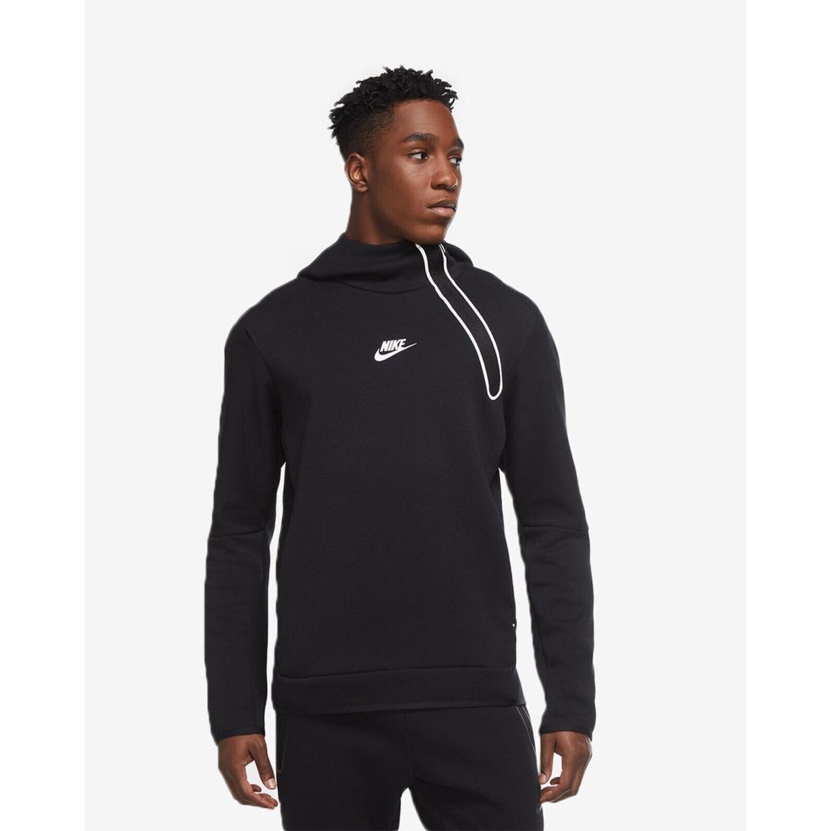 Nike Tech Fleece Pullover Hoodie Black CU4493 010 Men`s Size XS Rare