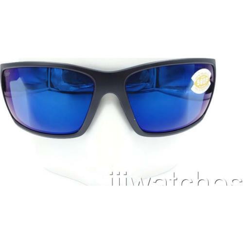 Costa Del Mar Reefton Blackout Blue Polarized 580P Sunglasses 06S9007 90070664