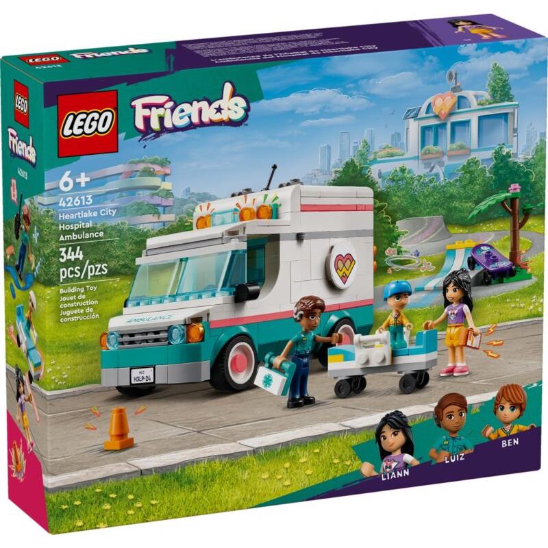 Lego Friends Heartlake City Hospital Ambulance 42613 Building Toy Set Gift