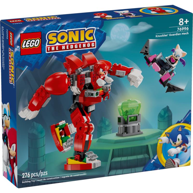 Lego Sonic The Hedgehog Knuckles Guardian Mech 76996 Building Toy Set Gift
