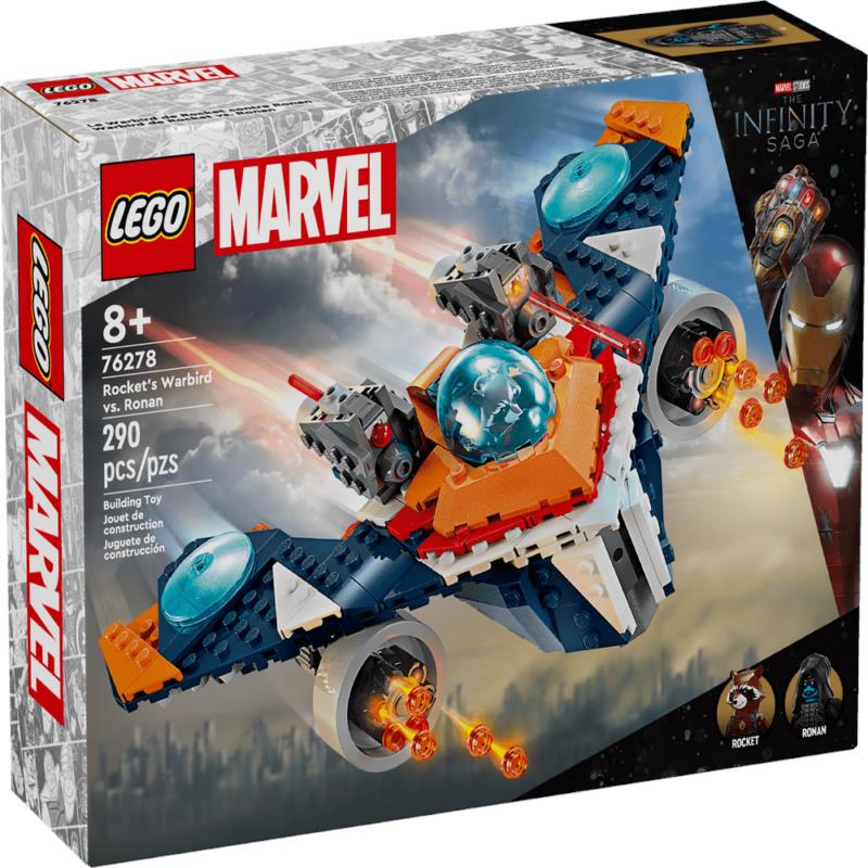 Lego Marvel Rocket s Warbird Vs. Ronan 76278 Building Toy Set Gift