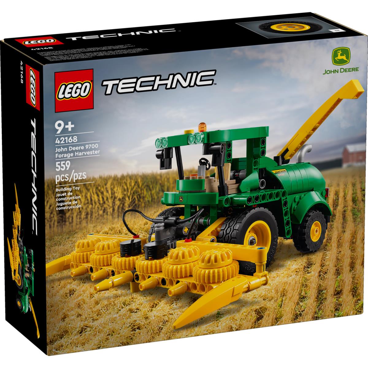 Lego Technic John Deere 9700 Forage Harvester Tractor 42168 Building Toy Set