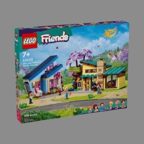 Lego Friends Olly and Paisley`s Family Houses 42620 Building Toy Set