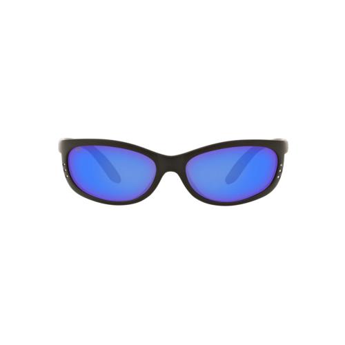 Costa Del Mar Fathom FA11 OB Polarized Sunglasses Black / 580P Blue Mirror Lens