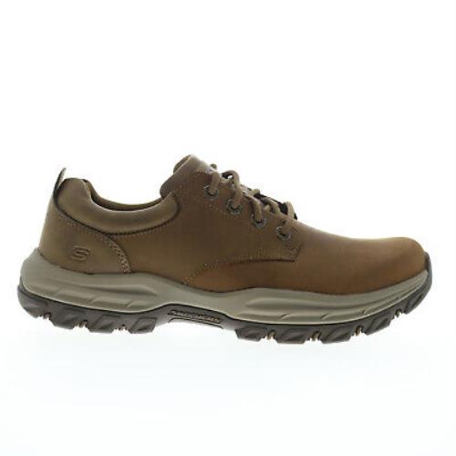 Skechers Knowlson Leland Mens Brown Extra Wide Lifestyle Sneakers Shoes