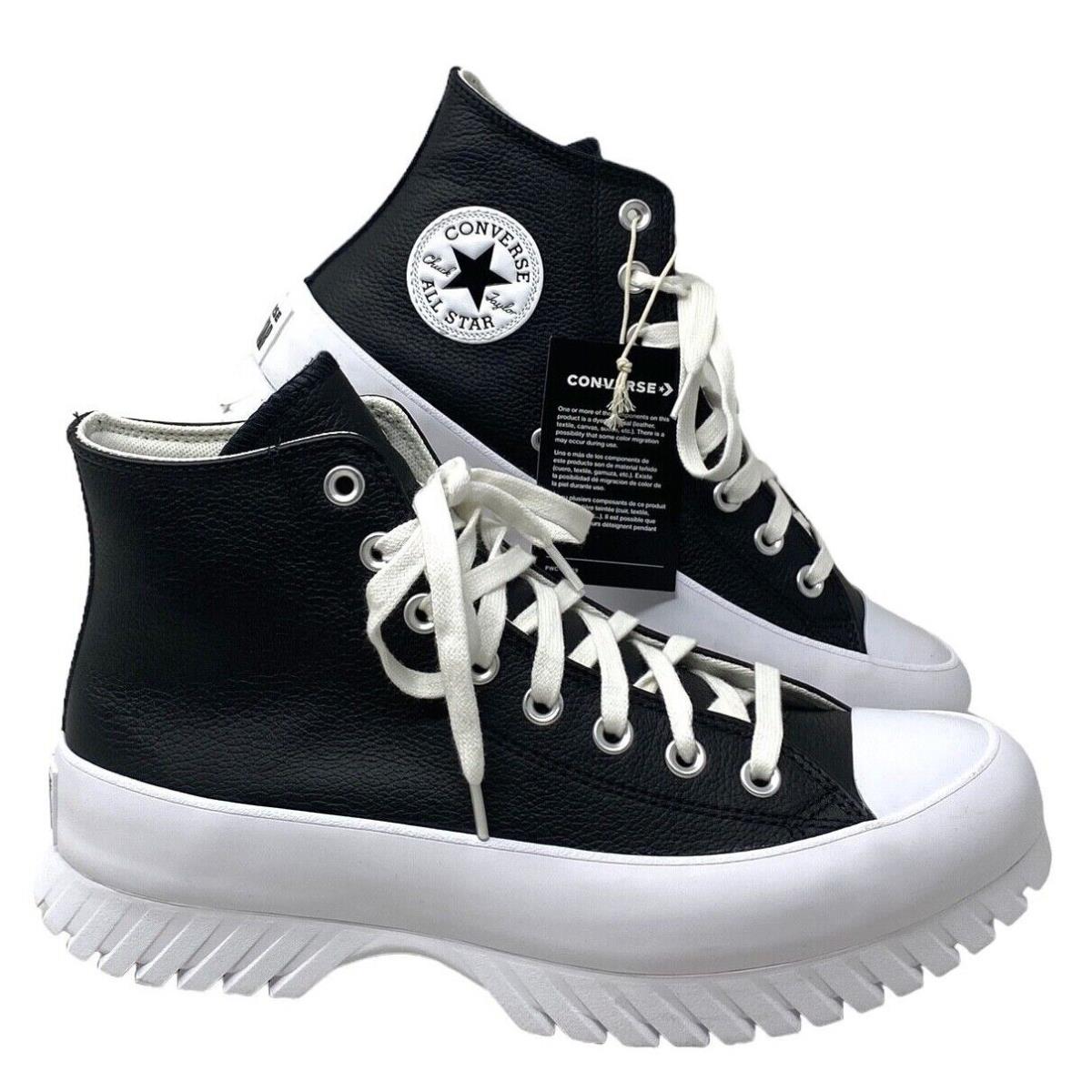 Converse Chuck Lugged 2.0 Sneakers High Leather Black Women`s Size Shoes A03704C