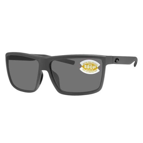 Costa Del Mar Rinconcito Matte Frame Gray 580 Plastic Polarized Sunglasses