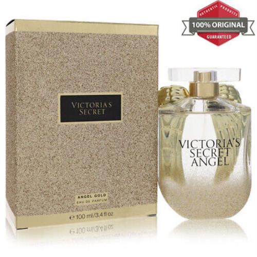 Victoria`s Secret Angel Gold Perfume 3.4 oz Edp Spray For Women - Gold