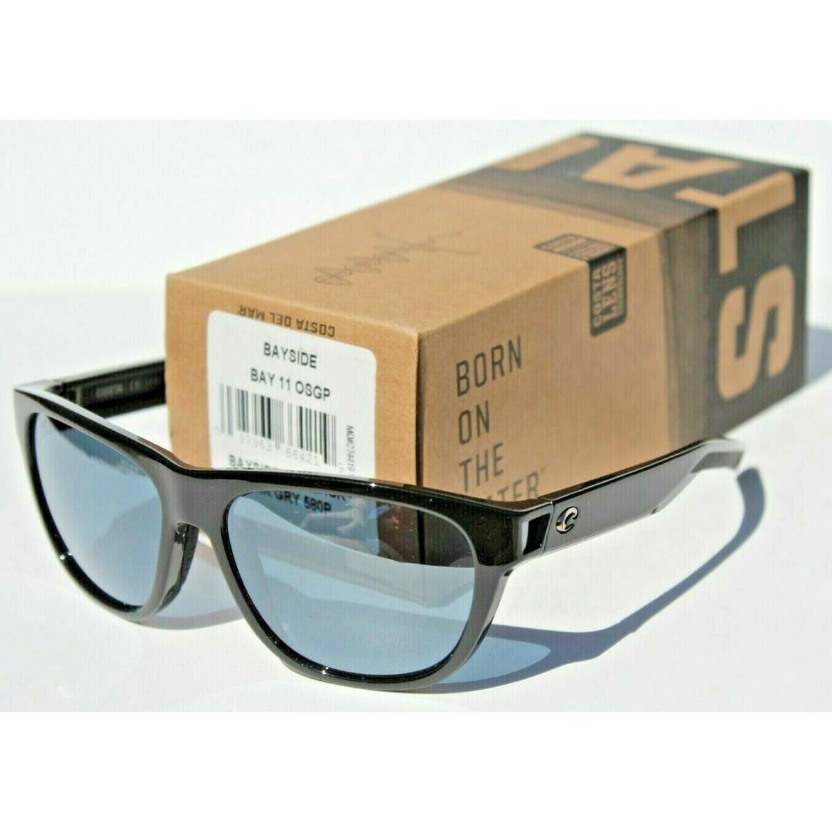 Costa Del Mar Bayside 580 Polarized Sunglasses Tortoise/blue Mirror 580P