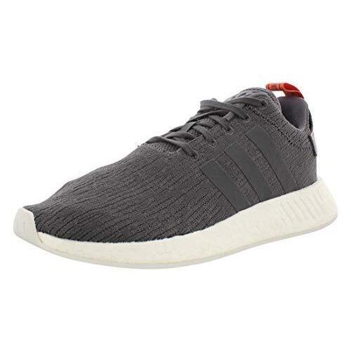 Adidas Originals Men`s NMD_R2 Running Shoe - Grey Five/Grey Five/Future Harvest