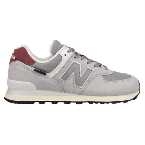 New Balance 574 Lace Up Mens Grey Sneakers Casual Shoes U574KBR