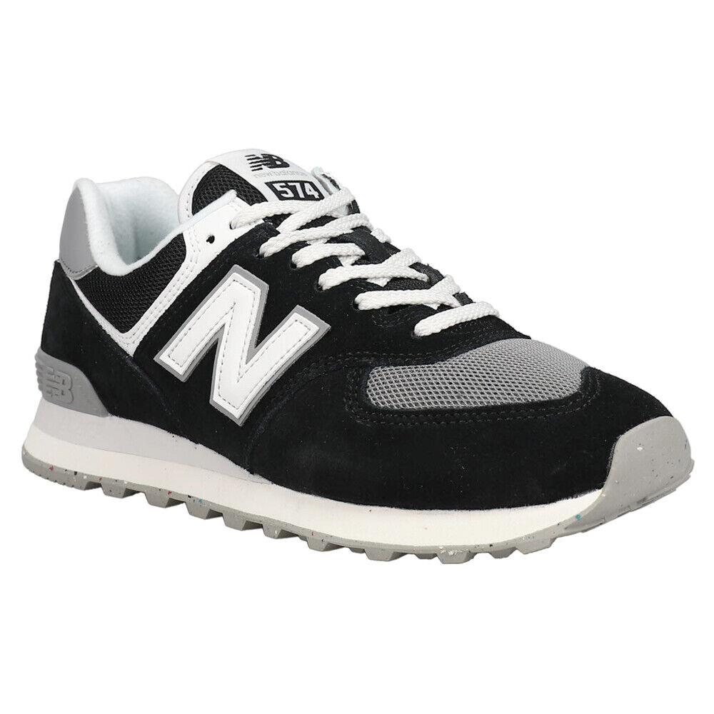 New Balance 574 Lace Up Mens Black Sneakers Casual Shoes U574FBG
