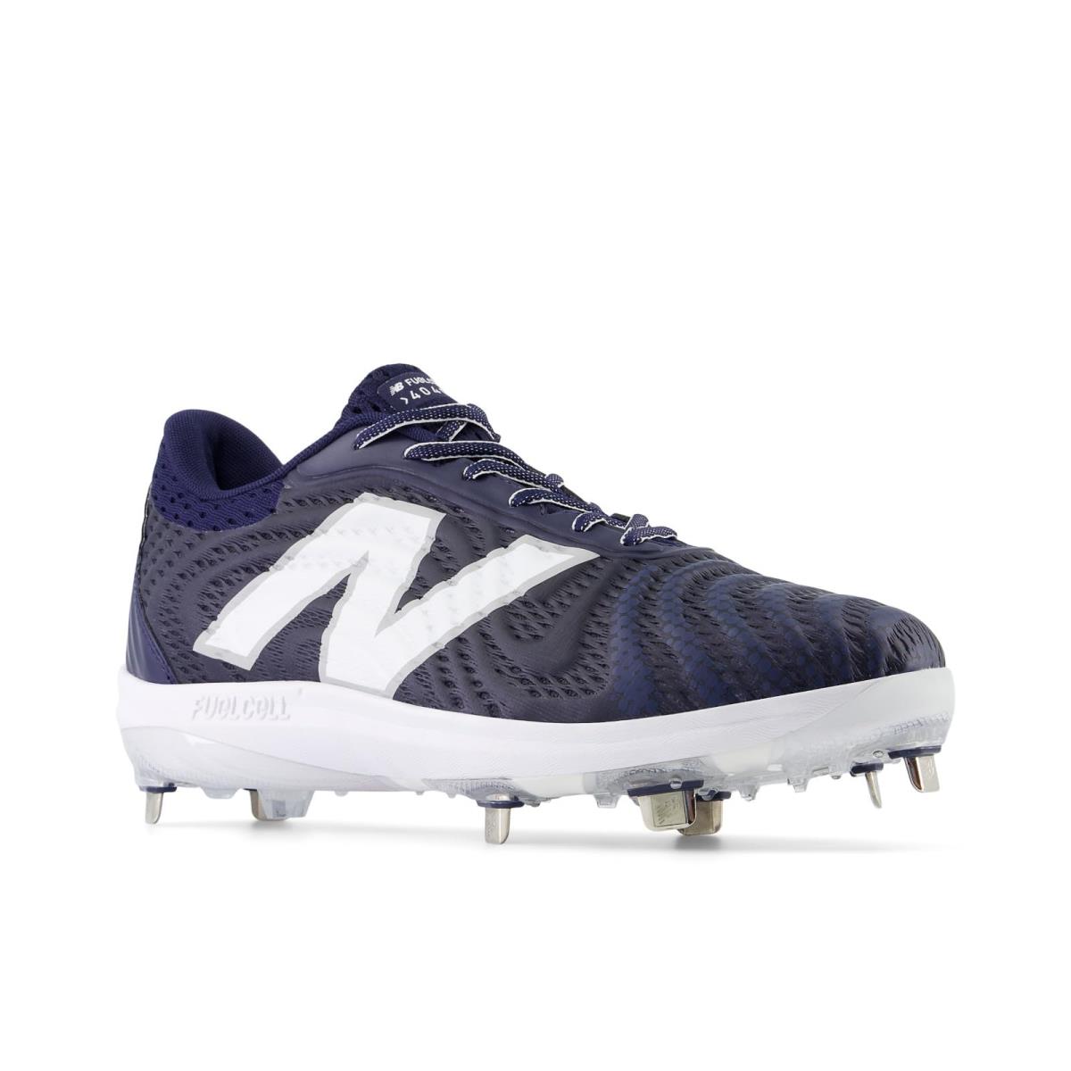 Man`s Sneakers Athletic Shoes New Balance Fuelcell 4040 v7 Metal Team Navy/Optic White