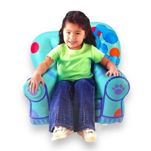 Fisher Price Blues Clues Talking Silly Seat Inflatable Chair Vintage 2003