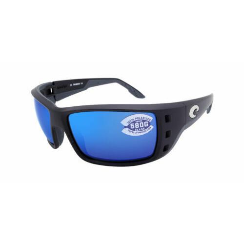 Costa Del Mar Permit PT 11 Obmglp Matte Black / Blue Mirror 580G Polarized