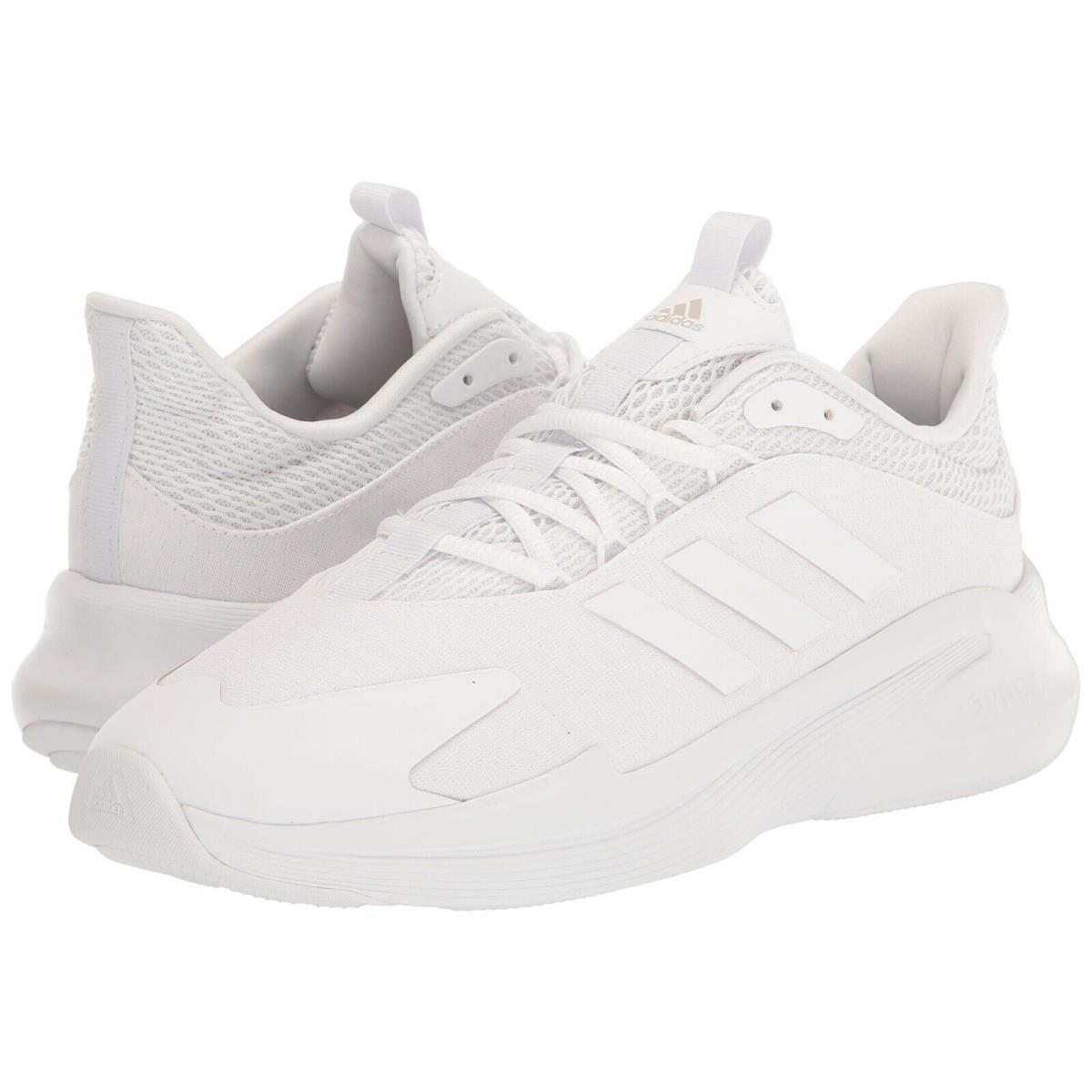 Adidas Mens Alphaedge Fashion Running Shoes White 11 - White