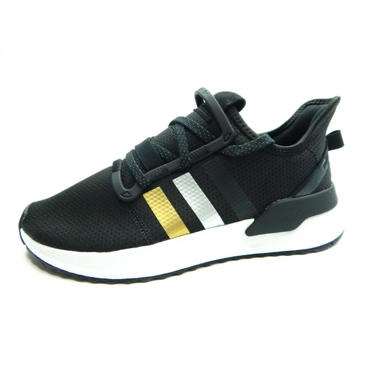 Adidas U-path Run Black Gold White Men Shoes Size 9.5 FW2323 - BLACK GOLD